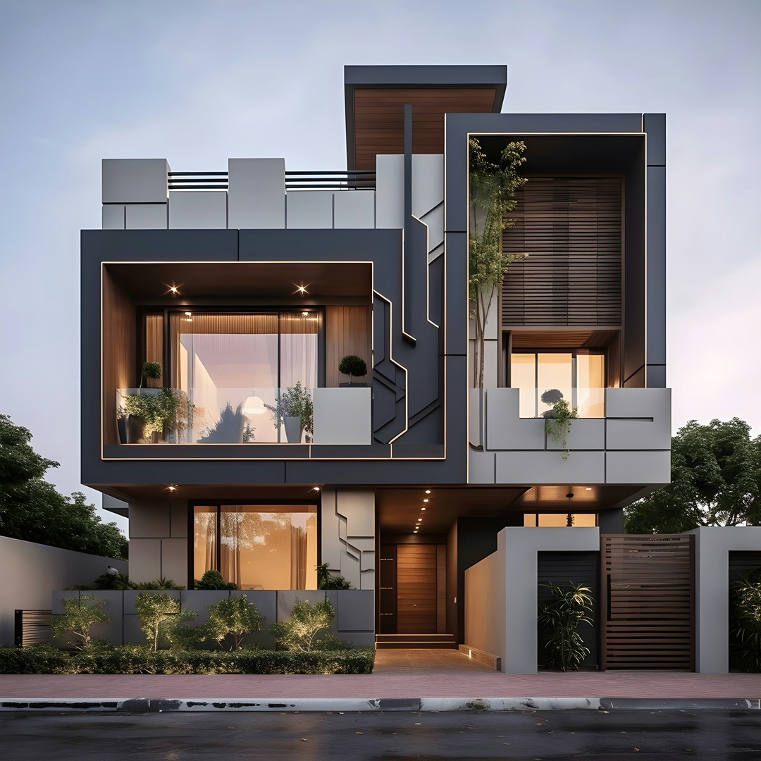 Modern house plan by Doz-Pie